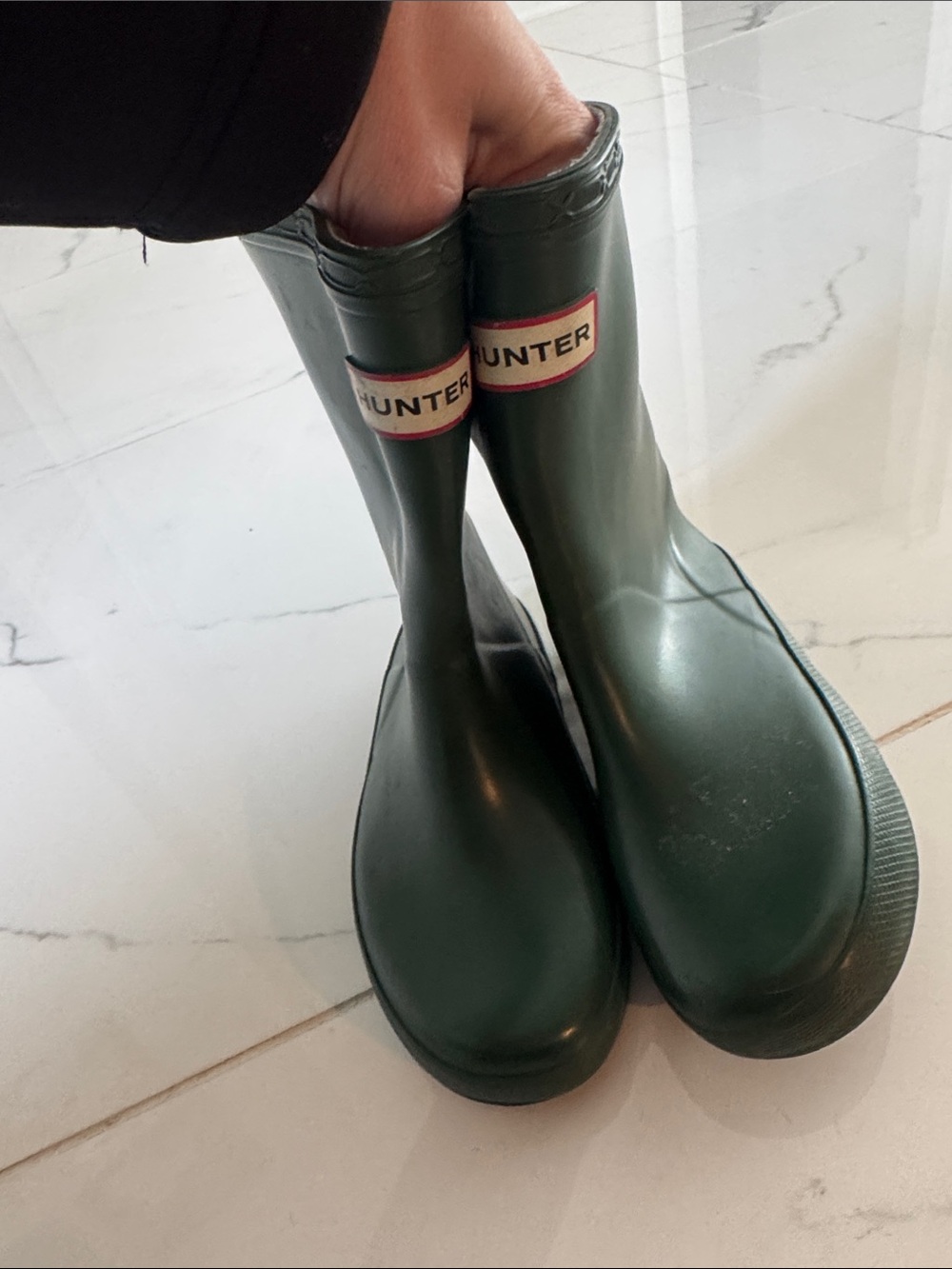 Hunter boots size 8